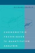 Cover: Chemometric Techniques for Quantitative Analysis - CRC Press