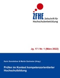 Cover: Pr&uuml;fen im Kontext kompetenzorientierter Hochschulbildung - Zeitschrift f&uuml;r Hochschulentwicklung Jg. 17