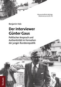 Cover: Der Interviewer G&uuml;nter Gaus - Tectum Wissenschaftsverlag