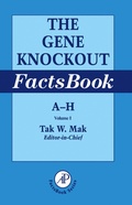 Cover: The Gene Knockout Factsbook, Two-Volume Set - Academic Press