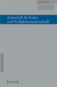 Abbildung von: Zeitschrift für Kultur- und Kollektivwissenschaft - transcript