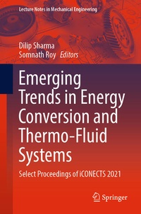 Enlarge image Cover: Emerging Trends in Energy Conversion and Thermo-Fluid Systems - Springer