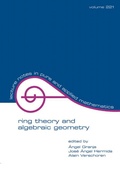 Cover: Ring Theory And Algebraic Geometry - CRC Press