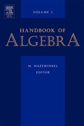 Cover: Handbook of Algebra: Volume 3 - North-Holland
