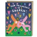 Cover: 6 Pack Barry Lee for Em & Friends Friendship is Sacred Friendship Card - Em & Friends