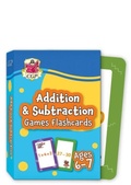 Cover: Addition & Subtraction Games Flashcards for Ages 6-7 (Year 2) - Coordination Group Publications Ltd (CGP)