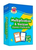 Cover: Multiplication & Division Games Flashcards for Ages 8-9 (Year 4) - Coordination Group Publications Ltd (CGP)