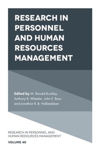 Abbildung von: Research in Personnel and Human Resources Management - Emerald Publishing Limited