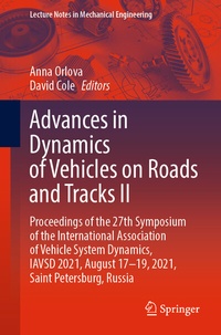 Abbildung von: Advances in Dynamics of Vehicles on Roads and Tracks II - Springer