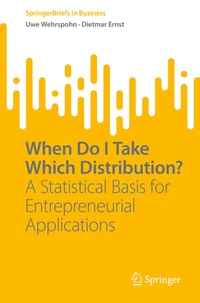 Enlarge image Cover: When Do I Take Which Distribution? - Springer