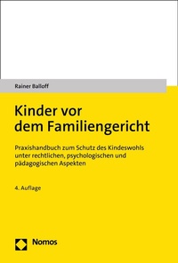 Abbildung von: Kinder vor dem Familiengericht - Nomos