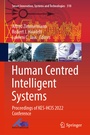 Cover: Human Centred Intelligent Systems - Springer