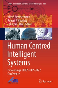 Enlarge image Cover: Human Centred Intelligent Systems - Springer