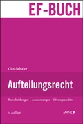 Cover: Aufteilungsrecht - Manz