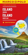 Bild: MARCO POLO L&auml;nderkarte Island, F&auml;r&ouml;er 1:650.000 - MARCO POLO ein Imprint von MAIRDUMONT