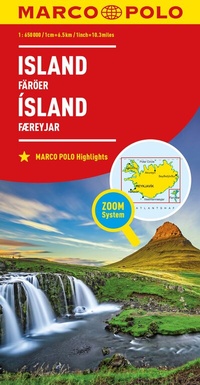 Abbildung von: MARCO POLO Länderkarte Island, Färöer 1:650.000 - MARCO POLO ein Imprint von MAIRDUMONT