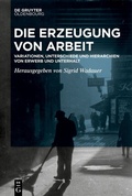 Cover: Die Erzeugung von Arbeit - De Gruyter