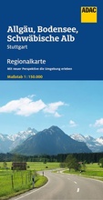 Cover: ADAC Regionalkarte 15 Allg&auml;u, Bodensee, Schw&auml;bische Alb 1:150.000 - ADAC Kartografie ein Imprint von MAIRDUMONT