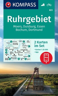 Abbildung von: KOMPASS Wanderkarten-Set 823 Ruhrgebiet (2 Karten) 1:35.000 - KOMPASS-Karten