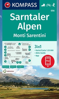Abbildung von: KOMPASS Wanderkarte 056 Sarntaler Alpen, Monti Sarentini 1:25.000 - KOMPASS-Karten