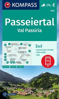 Abbildung von: KOMPASS Wanderkarte 044 Passeiertal / Val Passiria 1:25.000 - KOMPASS-Karten