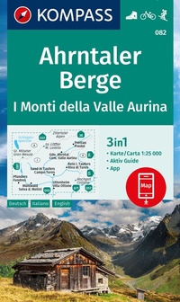 Abbildung von: KOMPASS Wanderkarte 082 Ahrntaler Berge, I Monti della Valle Aurina 1:25.000 - KOMPASS-Karten