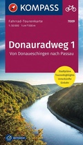 Cover: KOMPASS Fahrrad-Tourenkarte Donauradweg 1, von Donaueschingen nach Passau 1:50.000 - KOMPASS-Karten
