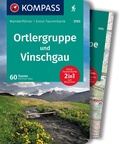 Cover: KOMPASS Wanderf&uuml;hrer Ortlergruppe und Vinschgau, 60 Touren mit Extra-Tourenkarte - KOMPASS-Karten