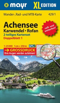 Abbildung von: Mayr Wanderkarte Achensee, Karwendel, Rofan XL (2-Karten-Set) 1:25.000 - WALTER MAYR VERLAG