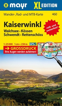 Abbildung von: Mayr Wanderkarte Kaiserwinkl XL 1:25.000 - WALTER MAYR VERLAG