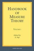 Cover: Handbook of Measure Theory - North-Holland