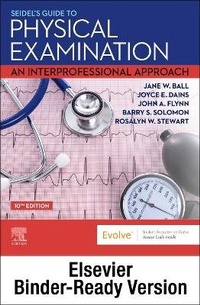 Enlarge image Cover: Seidel's Guide to Physical Examination - Binder Ready - Elsevier