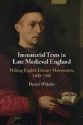 Bild: Immaterial Texts in Late Medieval England - Cambridge University Press