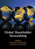 Cover: Global Shareholder Stewardship - Cambridge University Press