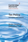Bild: Tax Policy - Cambridge University Press