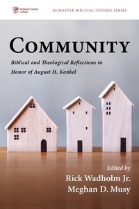 Enlarge image Cover: Community - Wipf and Stock Publishers