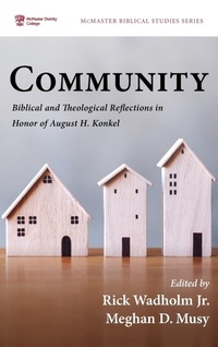 Enlarge image Cover: Community - Wipf & Stock Publishers