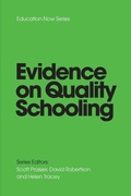 Cover: EVIDENCE on QUALITY SCHOOLING - Connor Court Publishing Pty Ltd