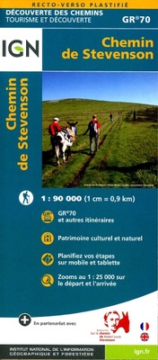 Abbildung von: Chemin de Stevenson GR70: 89023 - Institut Geographique National