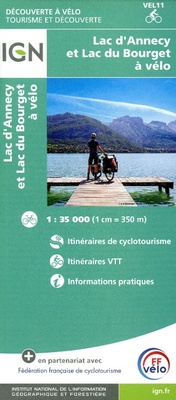 Abbildung von: Lac d'Annecy - Lac du Bourget by bike - Institut Geographique National