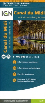 Abbildung von: Canal du Midi - de Toulouse a l'Etang de Thau: 89031 - Institut Geographique National