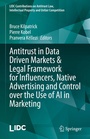 Cover: Antitrust in Data Driven Markets & Legal Framework for Influencers, Native Advertising and Control over the Use of AI in Marketing - Springer