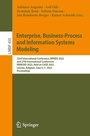 Cover: Enterprise, Business-Process and Information Systems Modeling - Springer