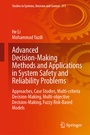 Cover: Advanced Decision-Making Methods and Applications in System Safety and Reliability Problems - Springer