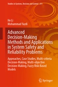 Cover: Advanced Decision-Making Methods and Applications in System Safety and Reliability Problems - Springer