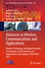 Cover: Advances in Wireless Communications and Applications - Springer