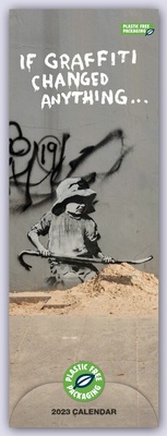 Abbildung von: If Graffiti Changed Anything 2023 - Slimline-Kalender - Brown Trout-Auslieferer Flechsig