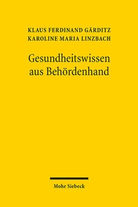 Abbildung von: Gesundheitswissen aus Behördenhand - Mohr Siebeck