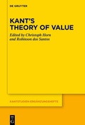 Cover: Kant's Theory of Value - De Gruyter