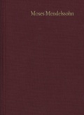 Bild: Moses Mendelssohn: Gesammelte Schriften. Jubiläumsausgabe / Band 21,1-2: Nachträge - frommann-holzboog